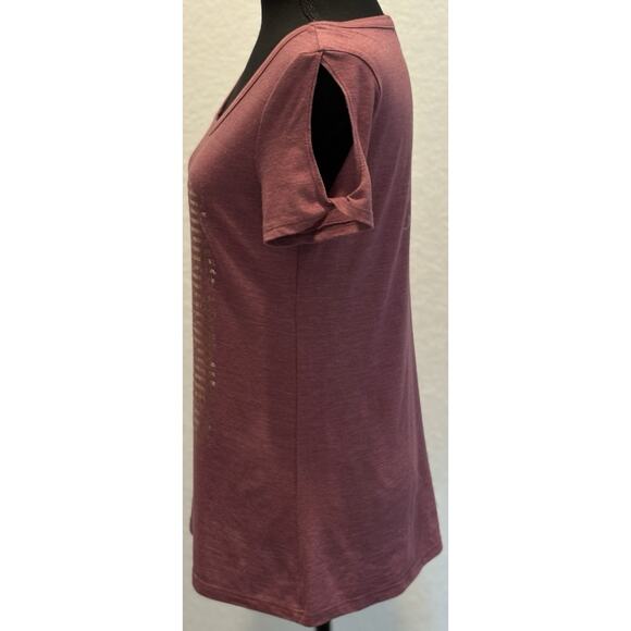 Harley-Davidson Plum Cold Shoulder Embellished T-Shirt Temple, TX Small - Picture 3 of 5